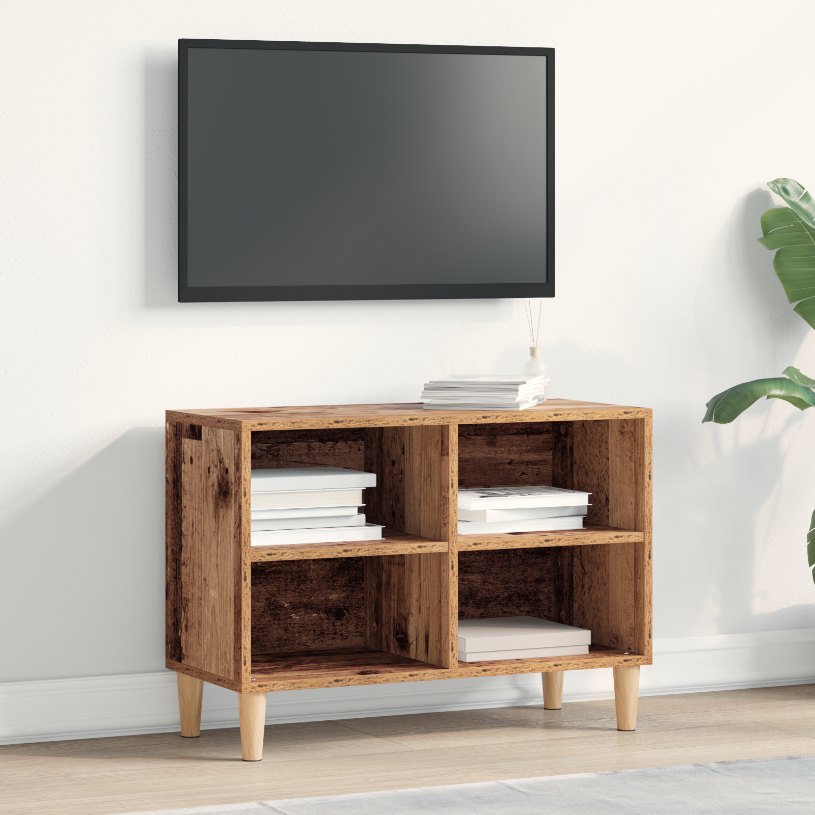 TV skapītis Brūns 69.5 x 30 x 50 cm Apstrādāta koksne