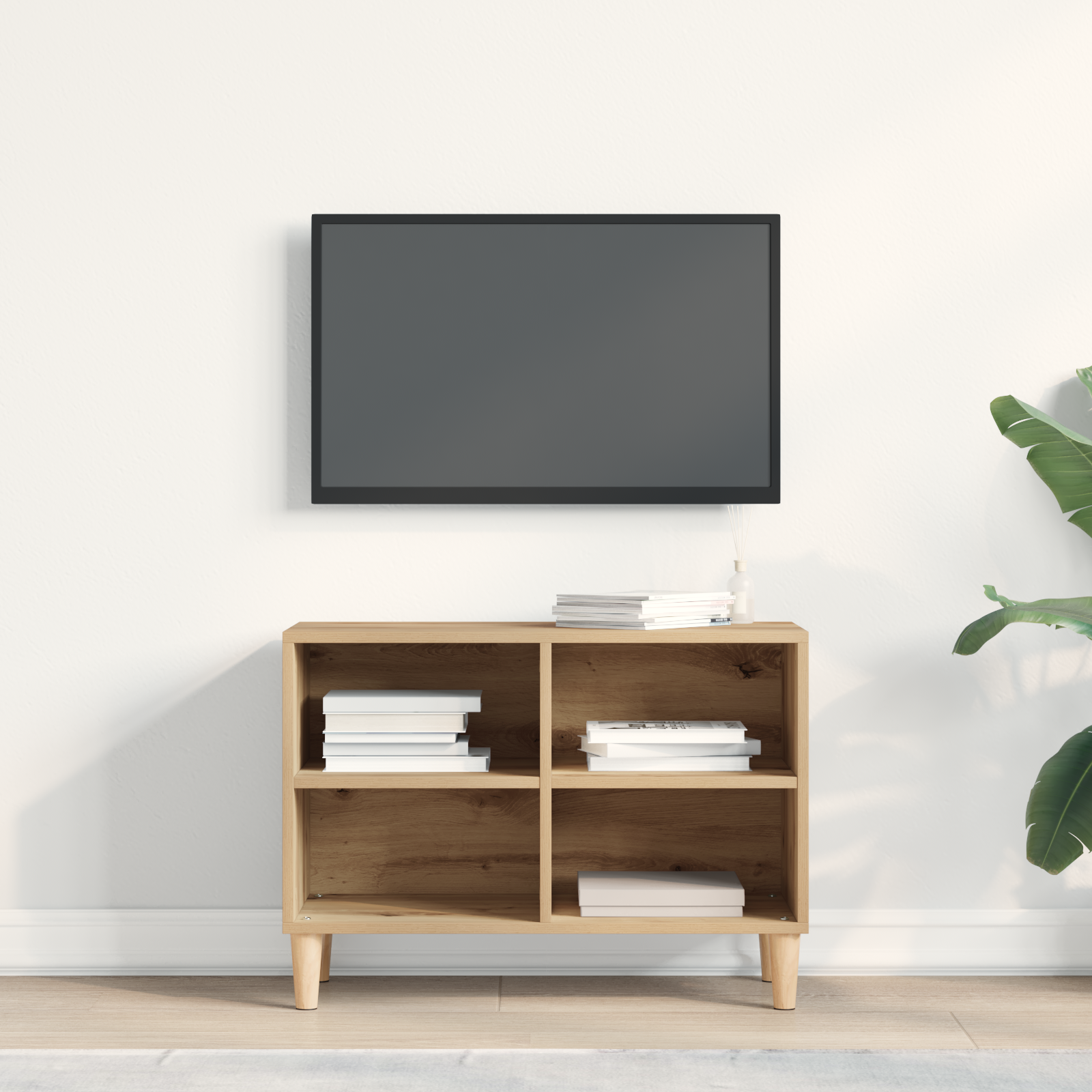 TV Cabinet Brown 69.5x30x50 cm Engineered wood