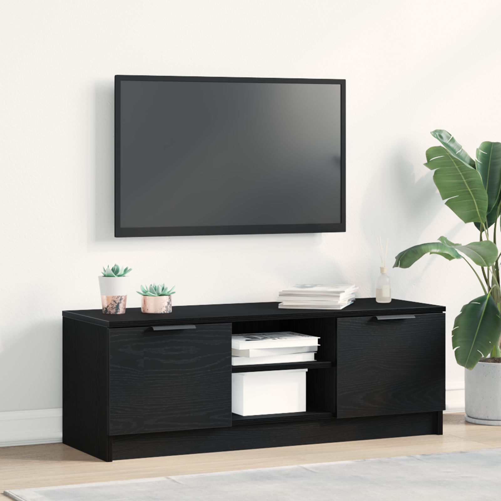 Televizoriaus spintelė Juoda 102 x 35 x 36.5 cm