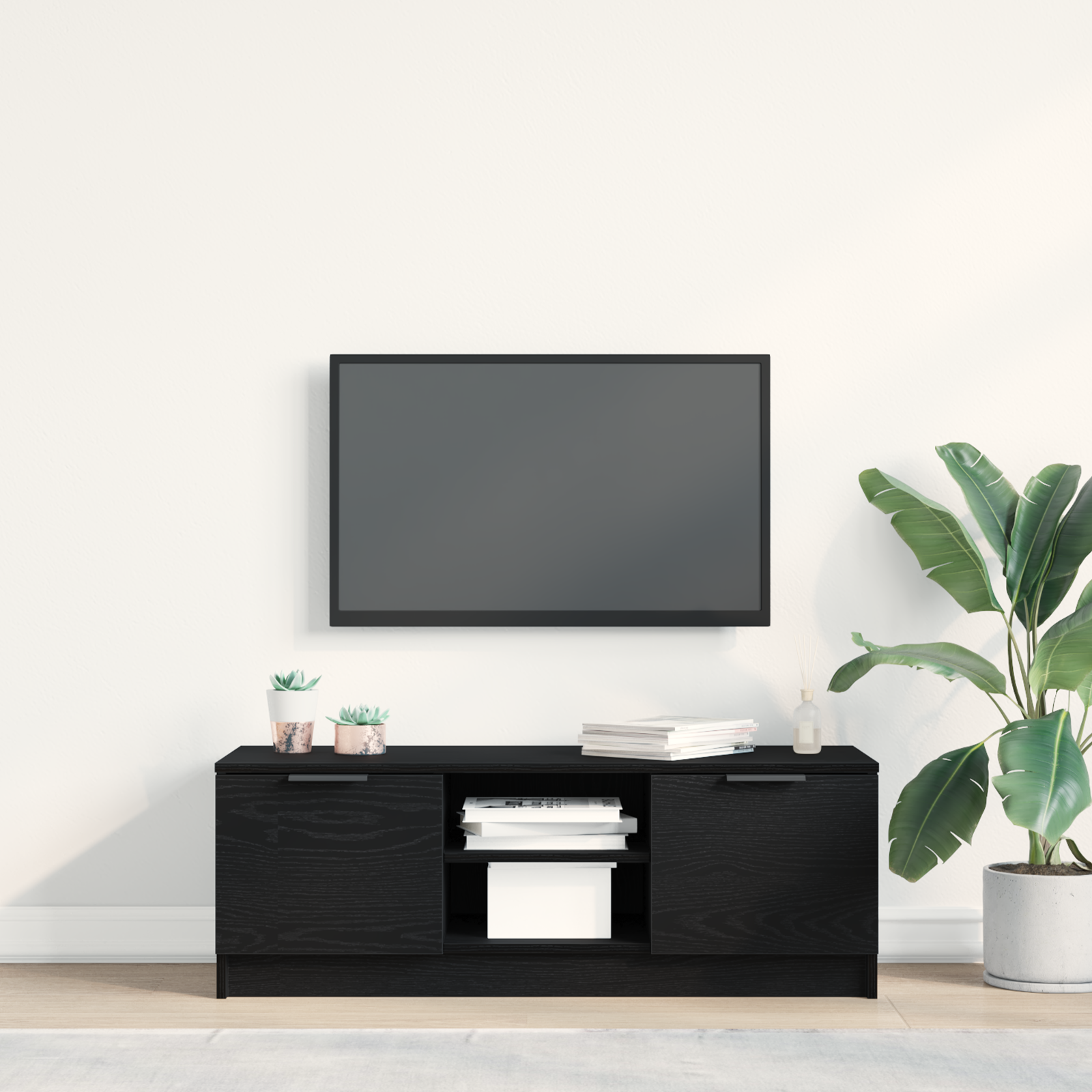 Televizoriaus spintelė Juoda 102 x 35 x 36.5 cm