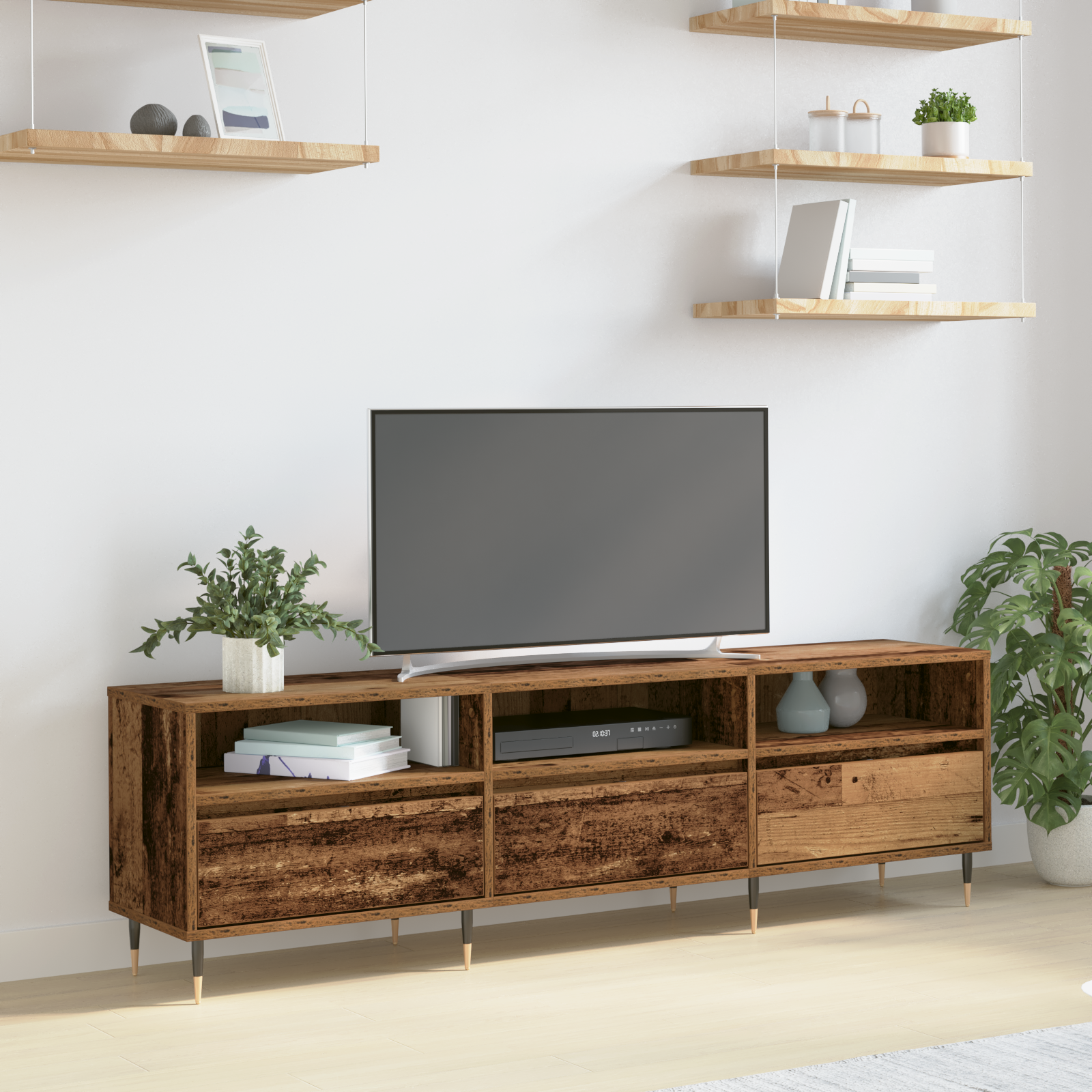 TV skapītis Antīks koks 150 x 30 x 45 cm