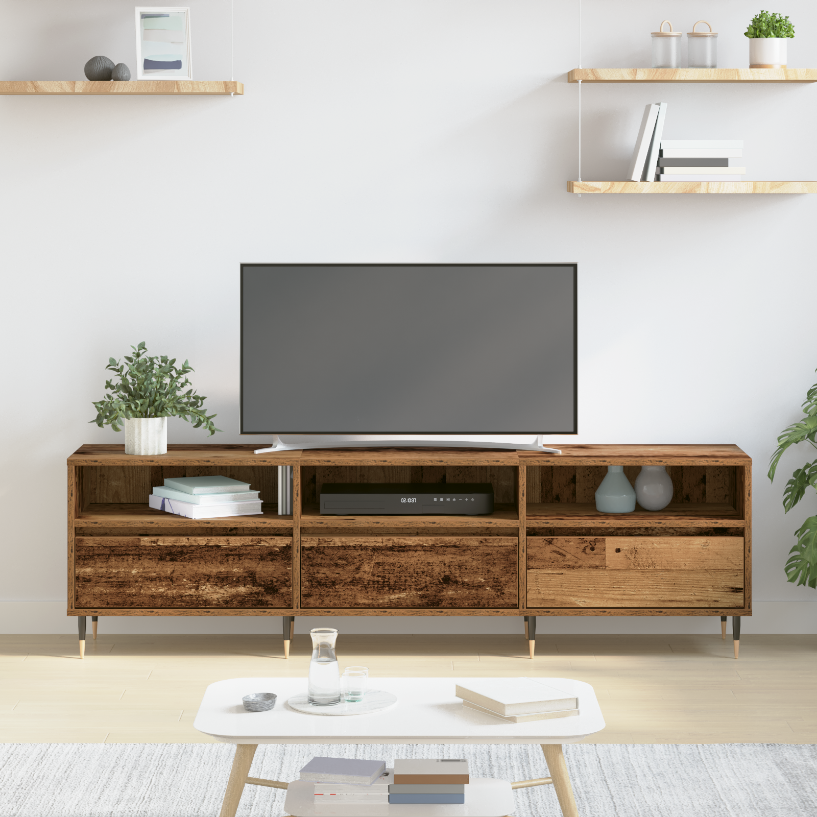 TV skapītis Antīks koks 150 x 30 x 45 cm