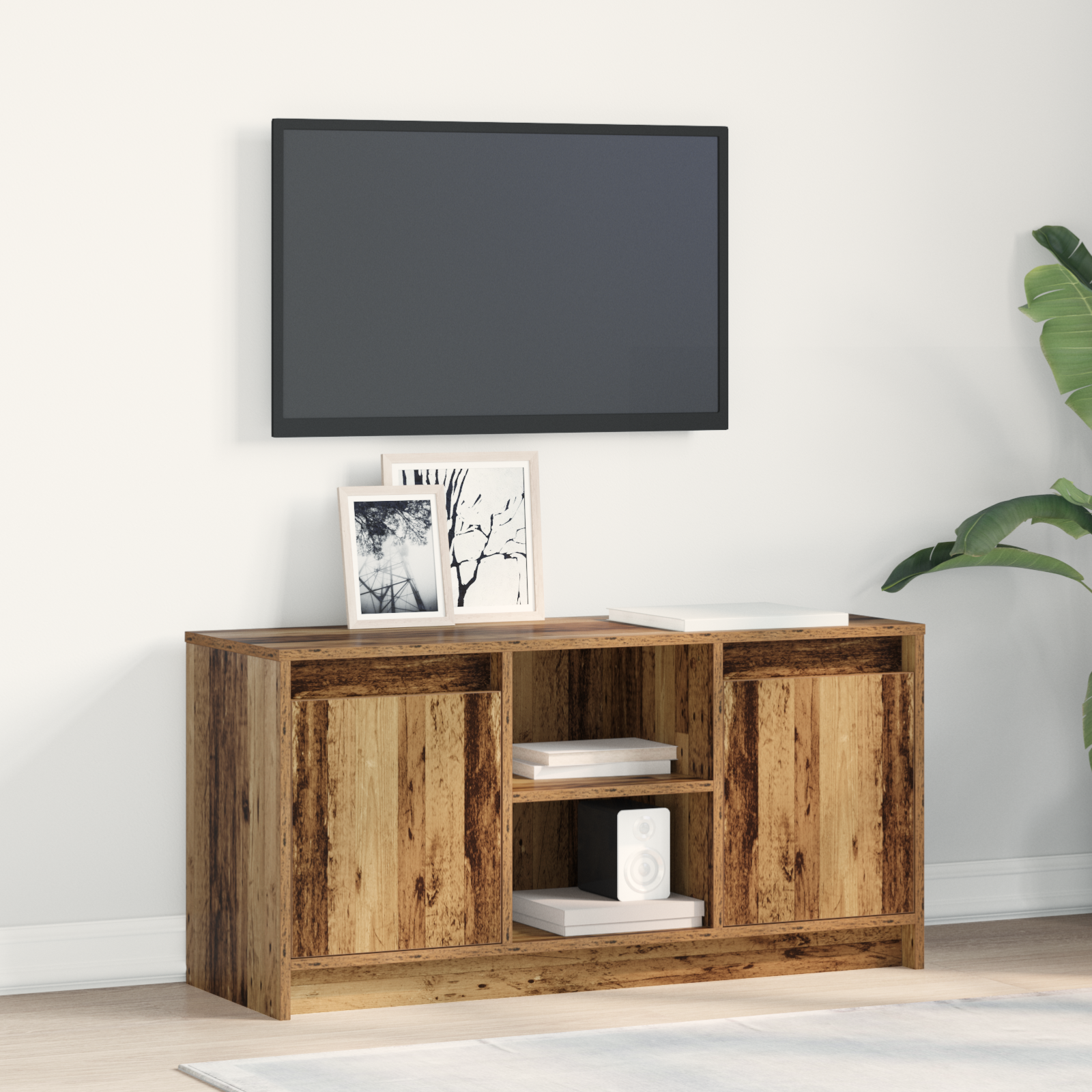 TV vienetai Ruda 100 x 34 x 50 cm Apdirbta mediena