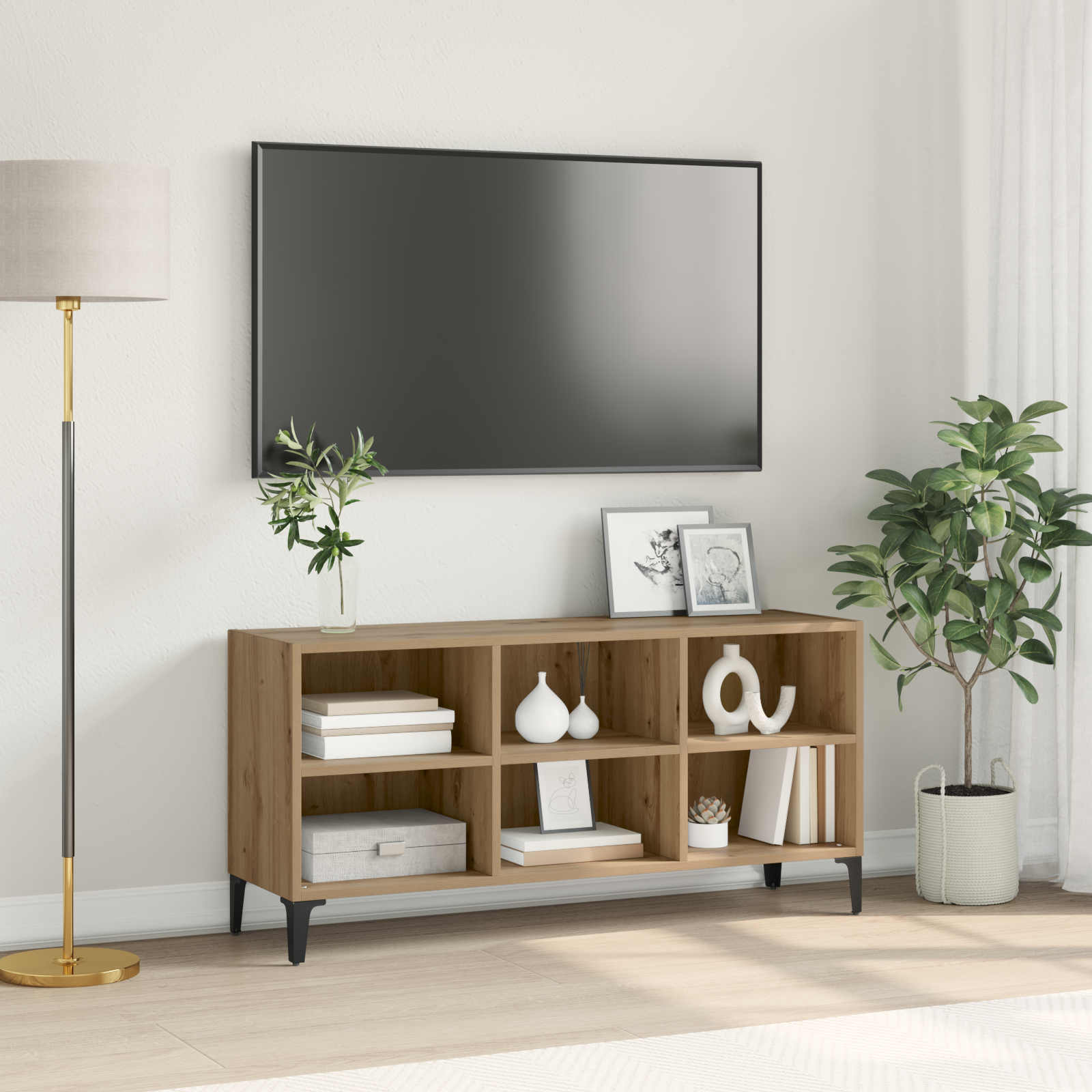 TV skapju komplekts Brūns 103,5 x 30 x 50 cm