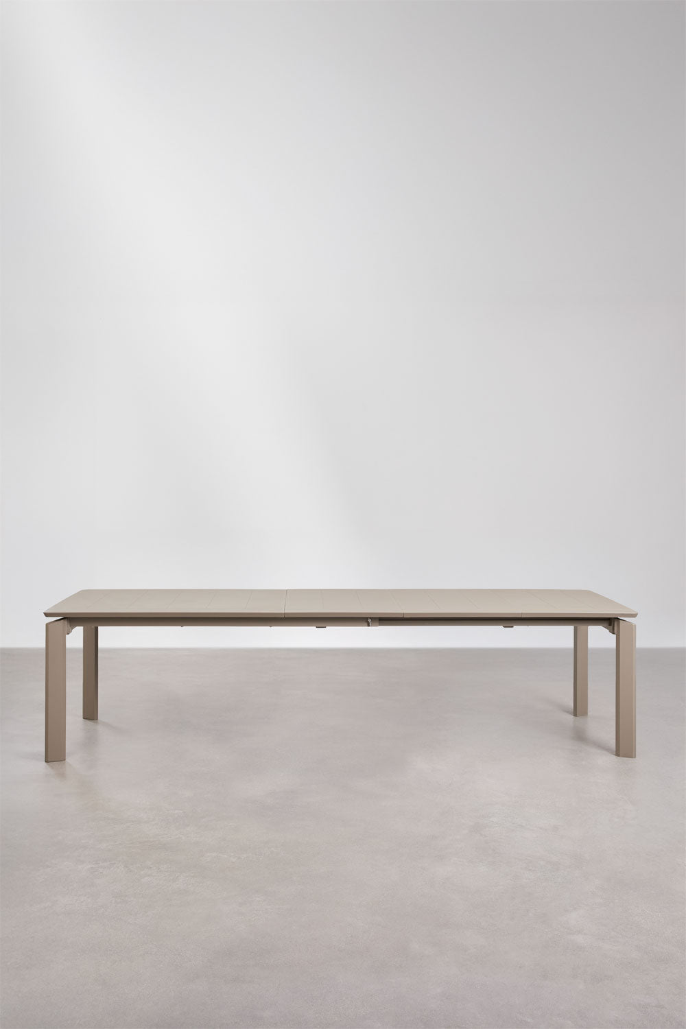 Izvelkams ēdamistabas galds ZIVOIRO 180–300x100 cm, alumīnijs