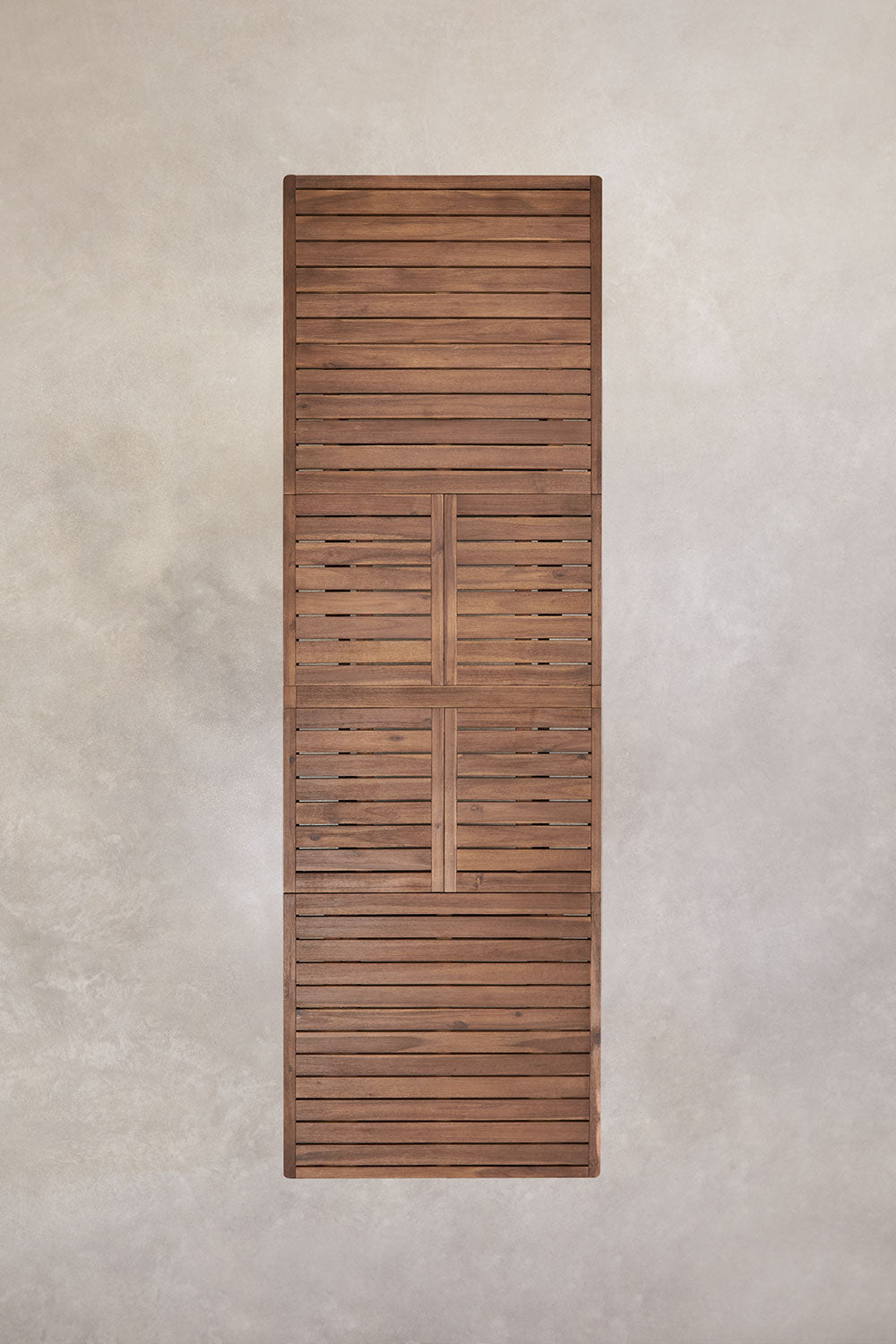 Ištraukiamas stalas DEXTER, 200-320 cm, tamsus rudas