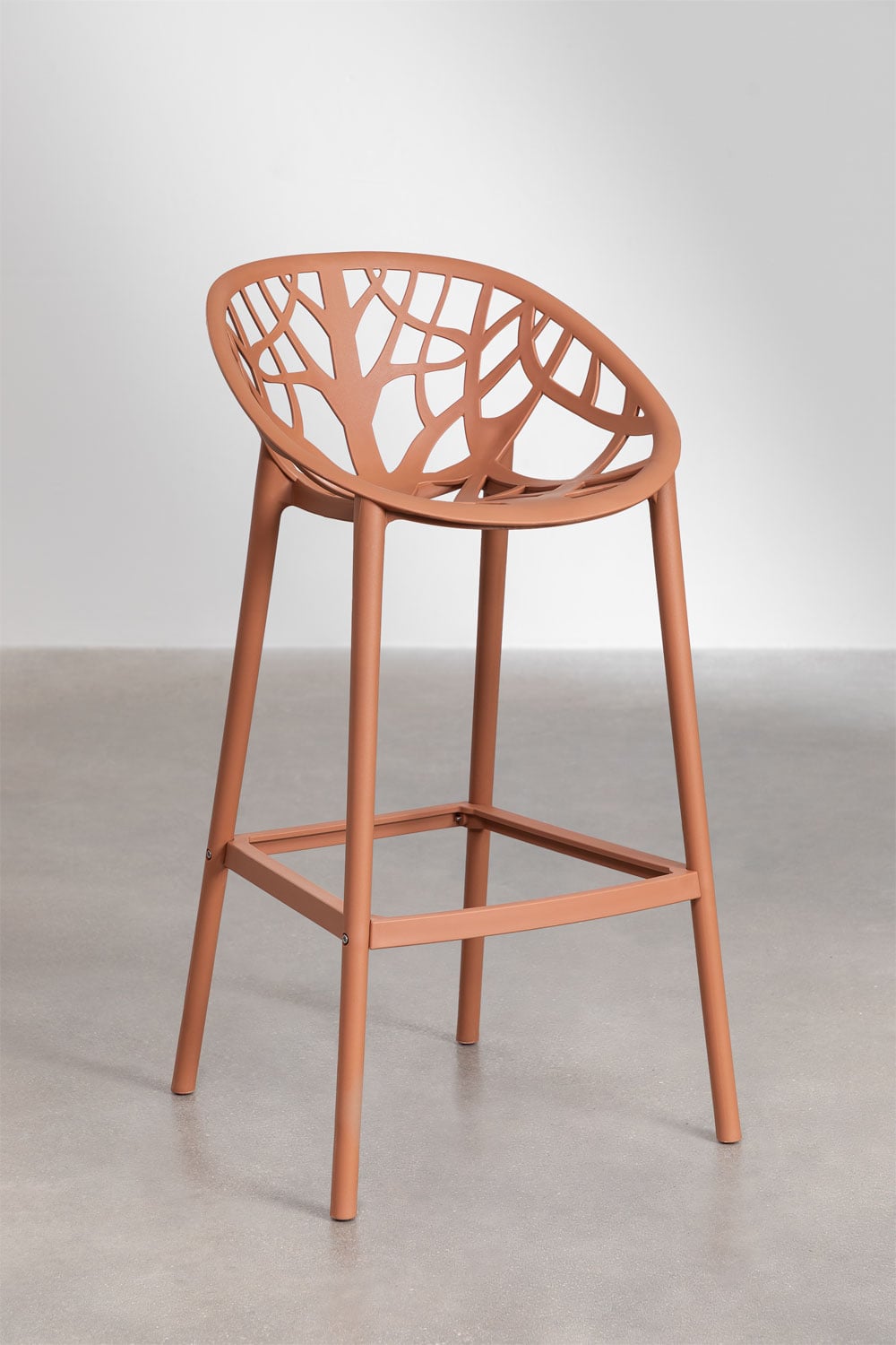 Bar Stool MEKANO, rust, 75 cm