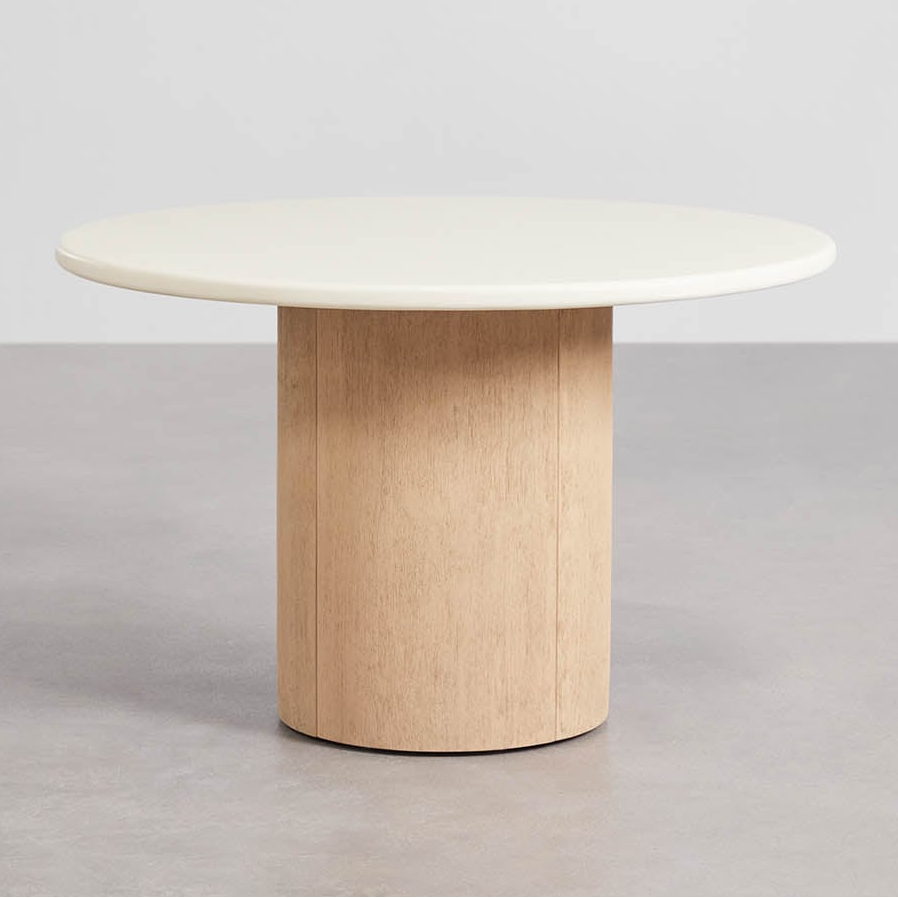 Outdoor table SHARPAY, round, cement