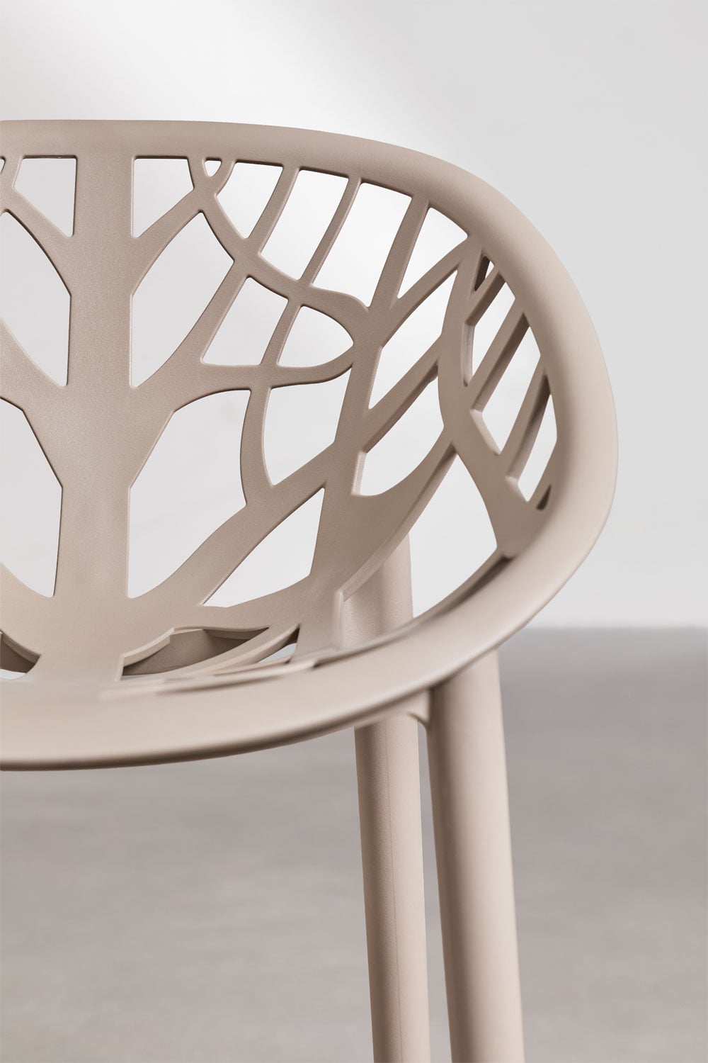 Bar Stool MEKANO, mocha brown, 75 cm