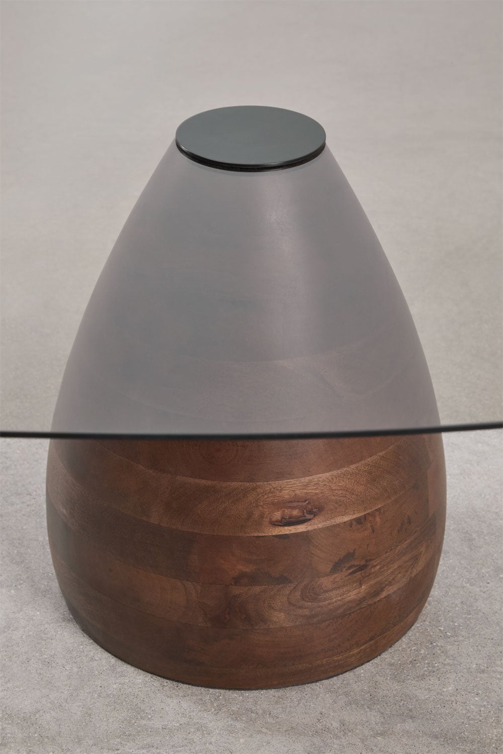 Žurnālgaldiņš KORAERO 80x80 cm, rūdīts stikls