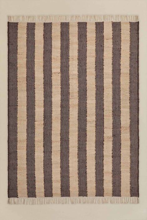 JUTEX rectangular outdoor rug, jute and cotton (1 option)