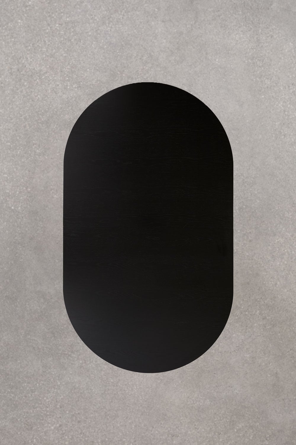 MONTANA oval table, 180–240×105 cm, black