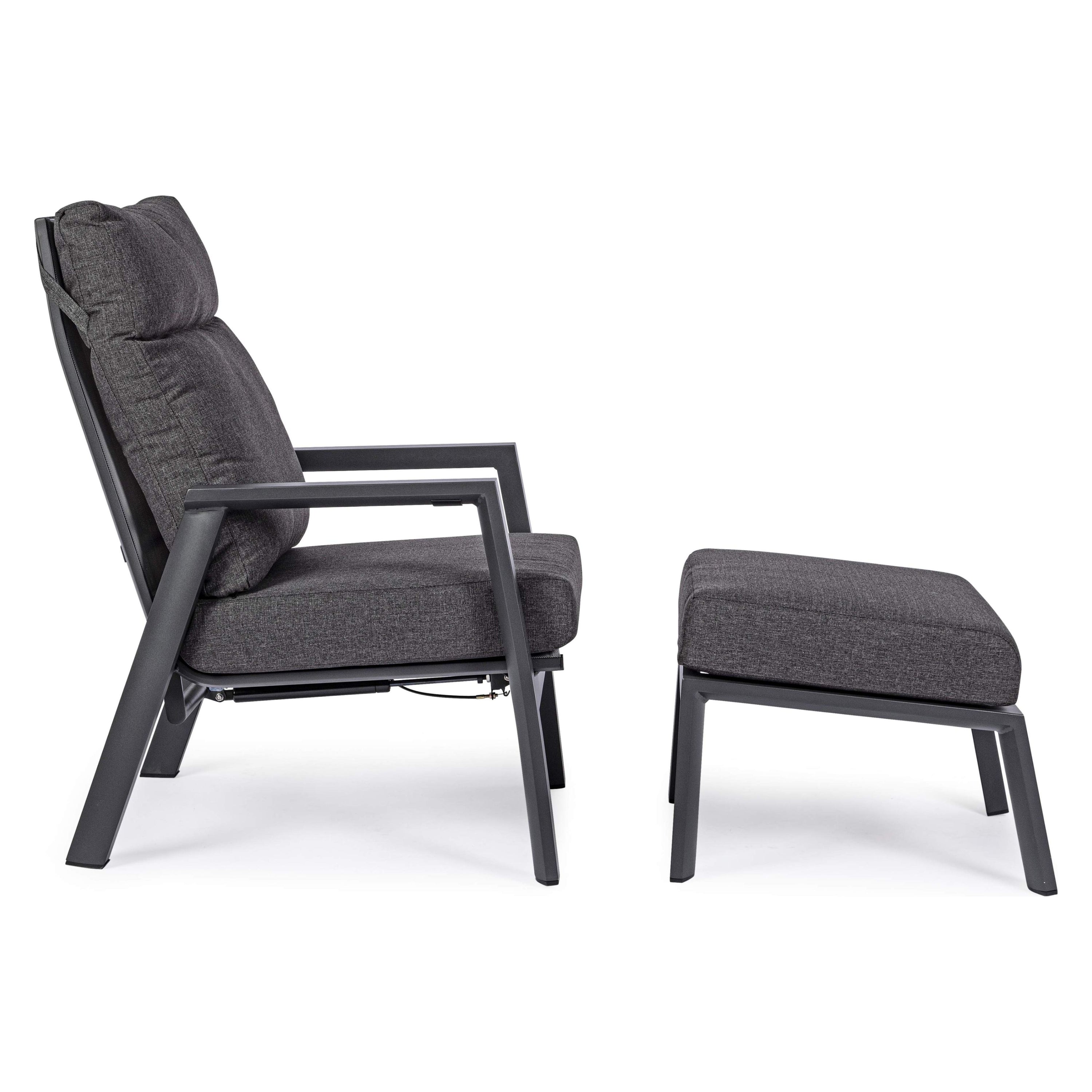 KLEDI outdoor footstool, dark gray