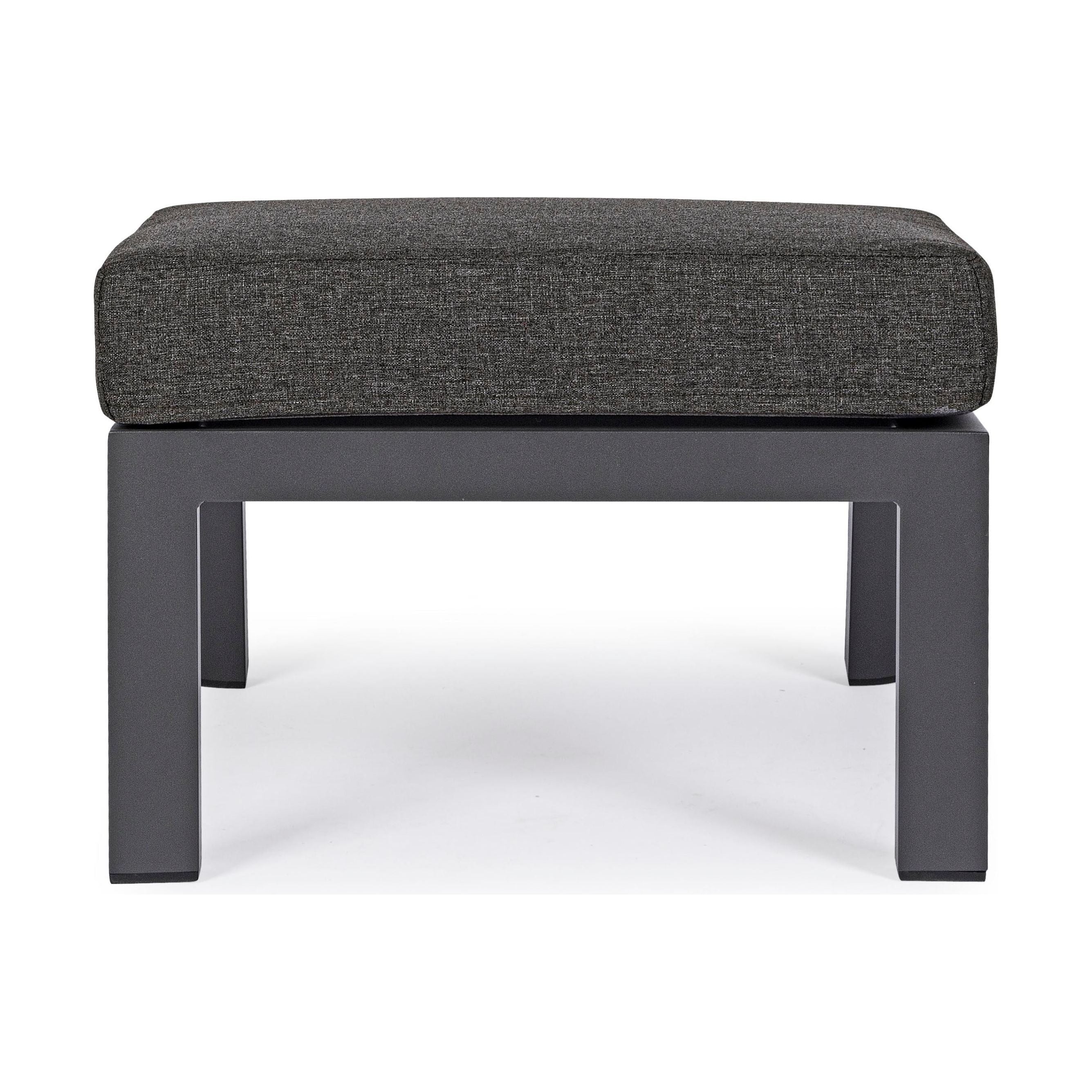KLEDI outdoor footstool, dark gray