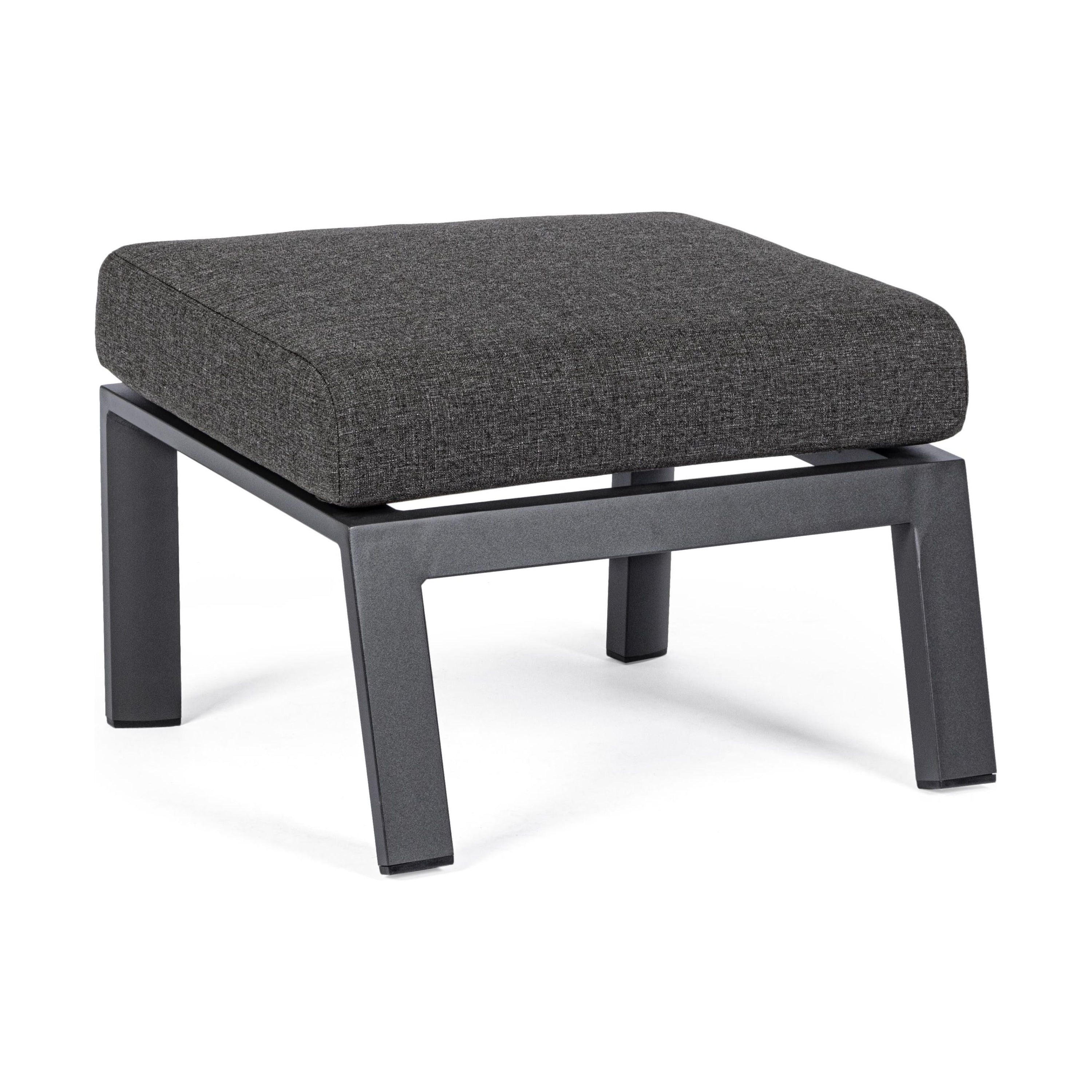 KLEDI outdoor footstool, dark gray