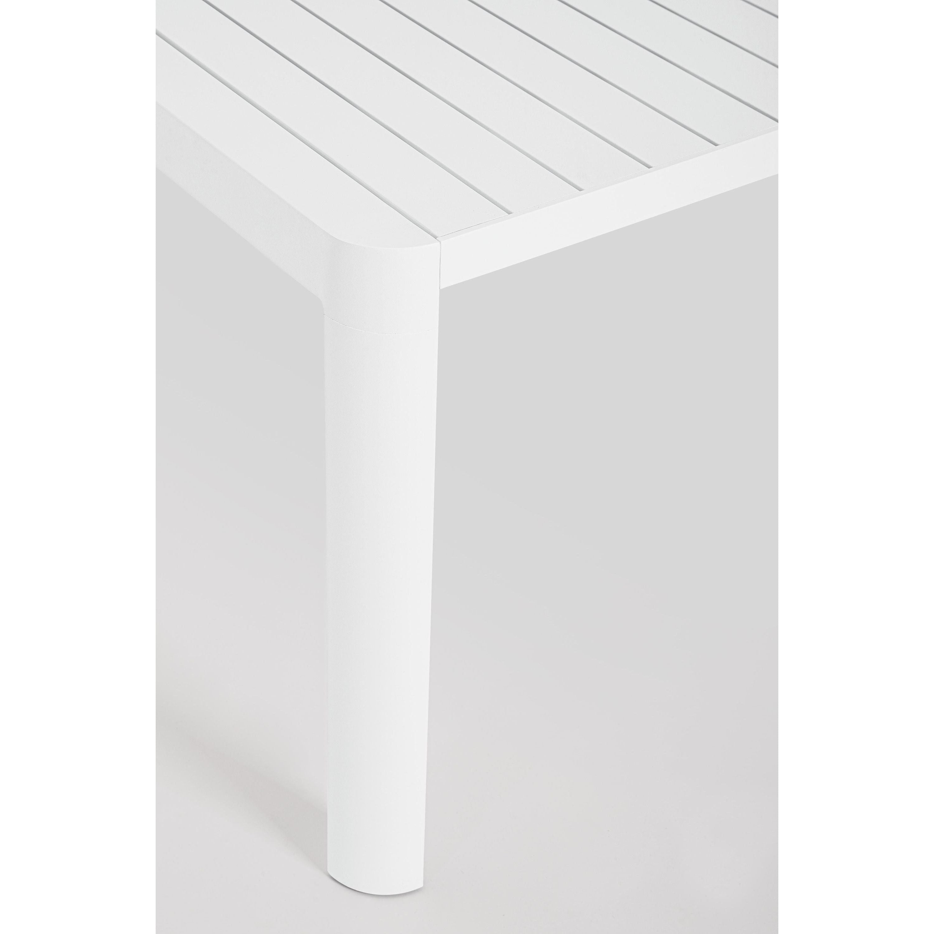KIPLIN extendable outdoor dining table, 149-97x149cm, white