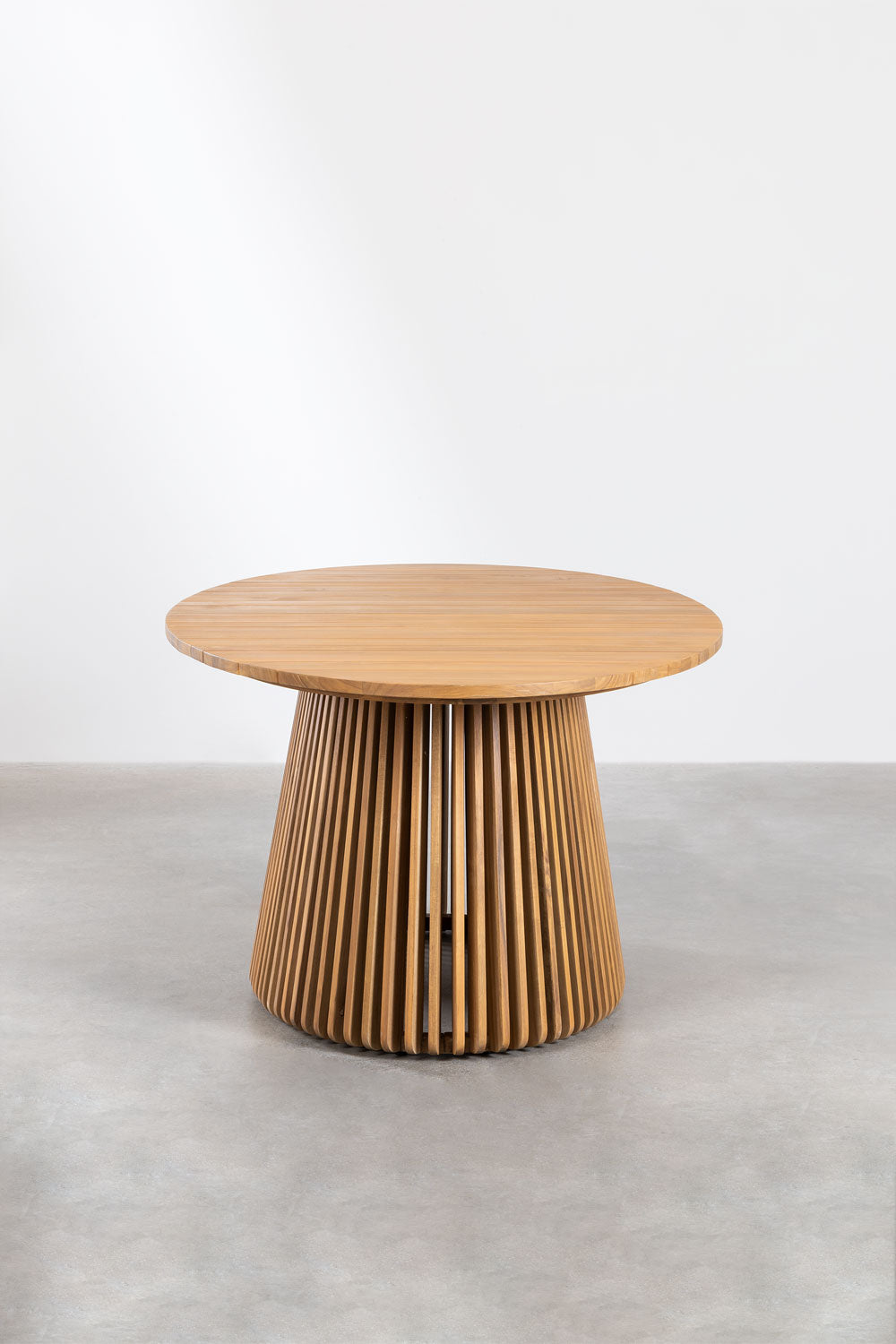 Oval dining table ROBURO, acacia wood