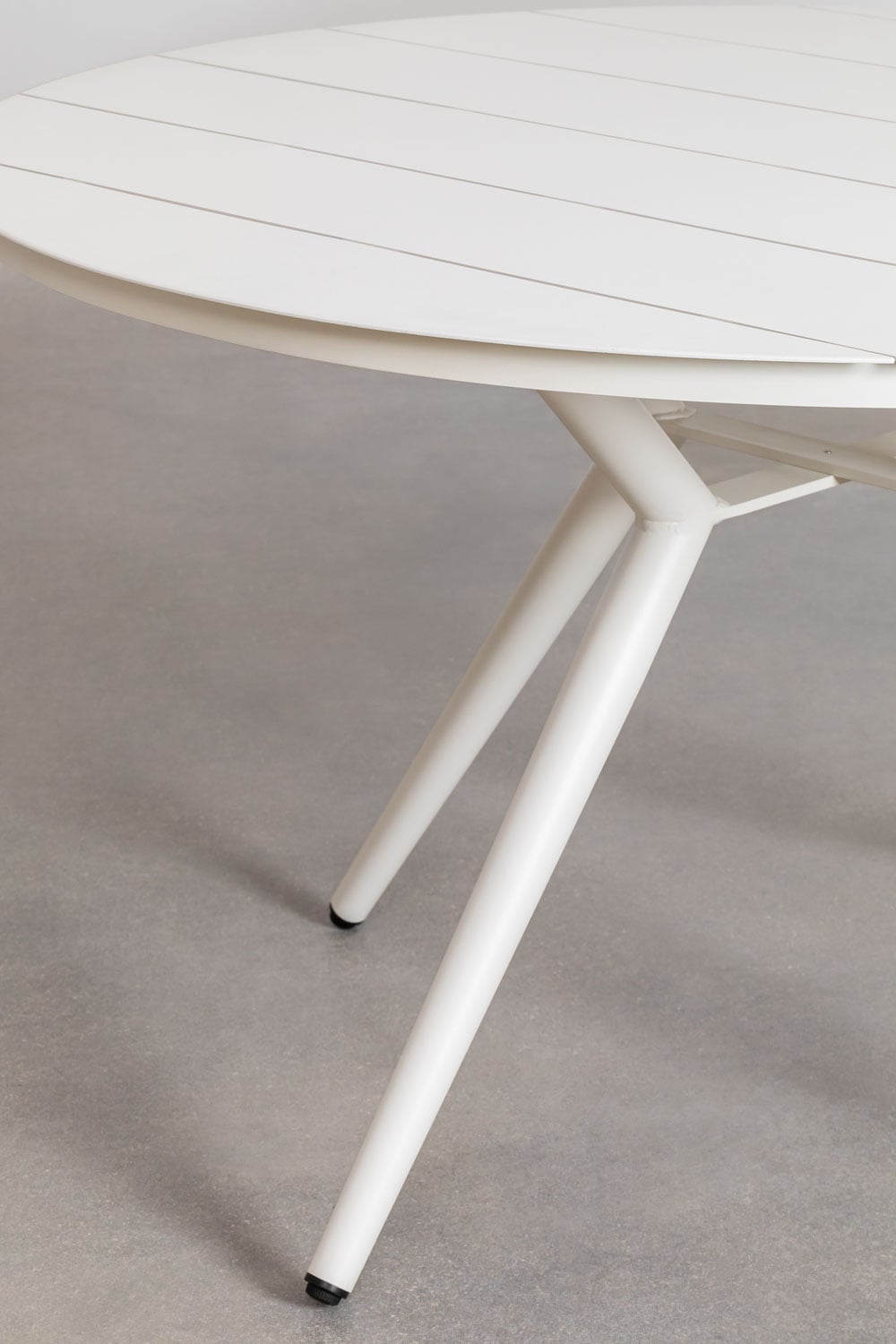 Outdoor set VALERIE, white, 6 chairs