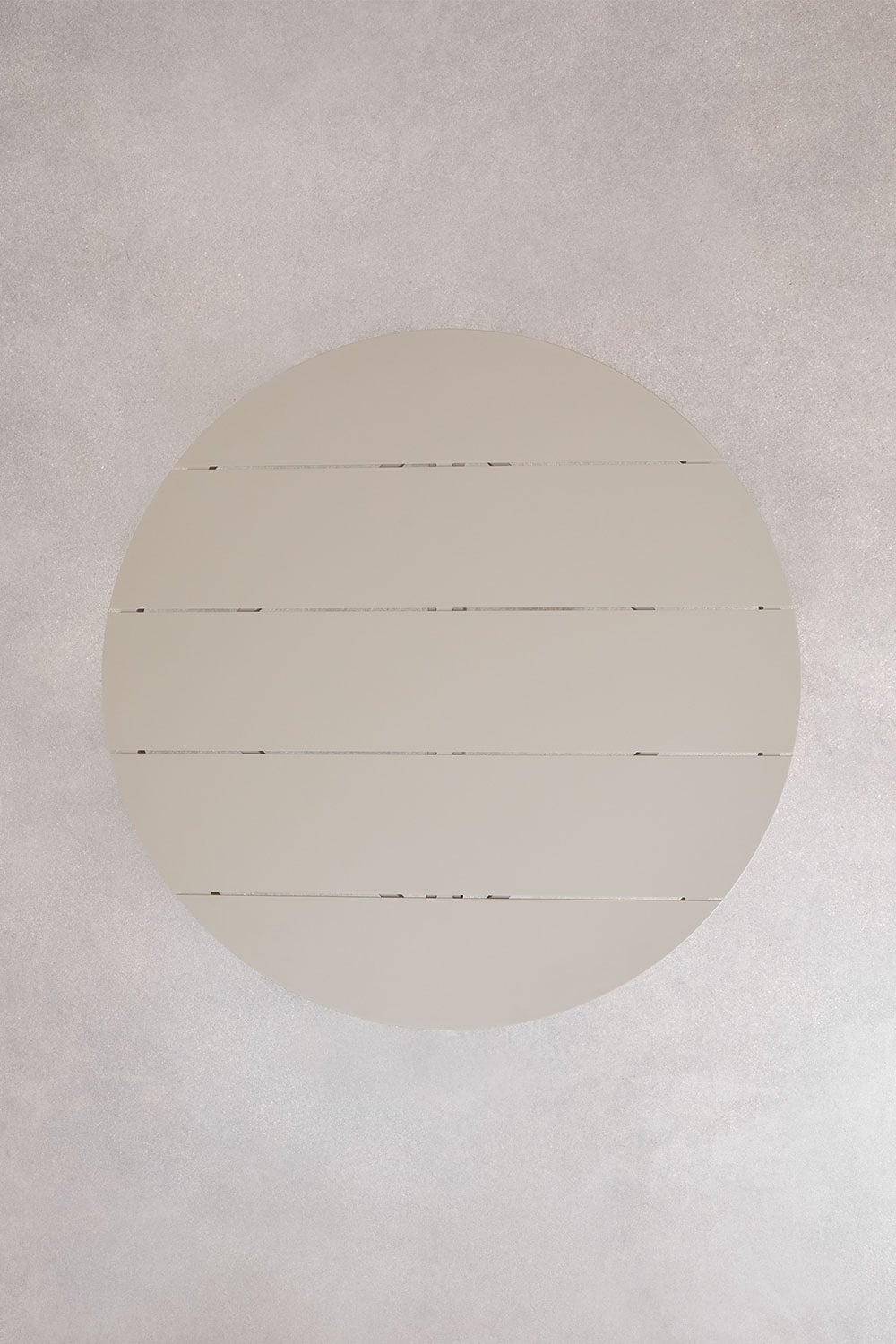 Round outdoor table VALERIE, mocha brown (2 variants)