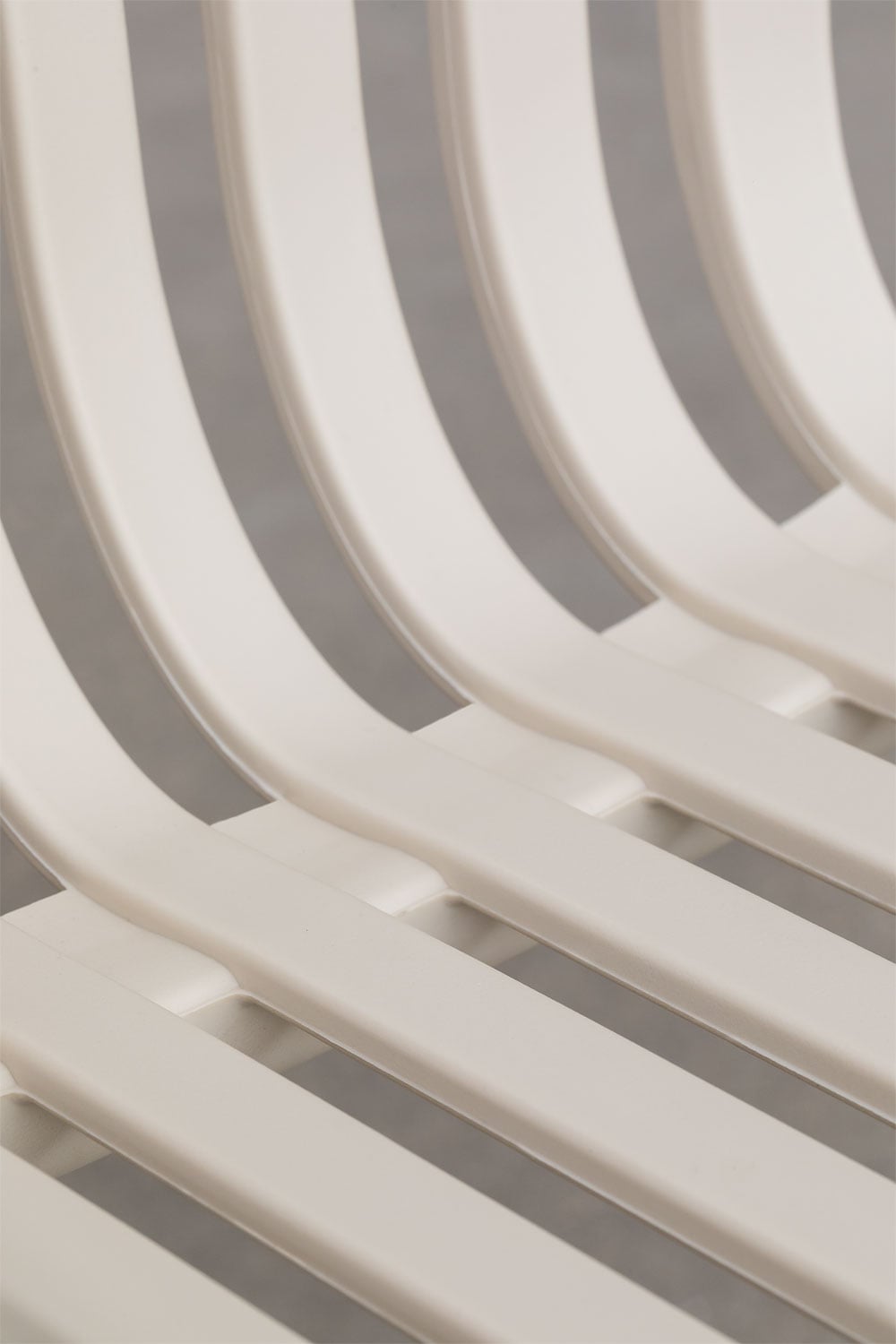 Outdoor chair WENDELL, with armrests, cream
