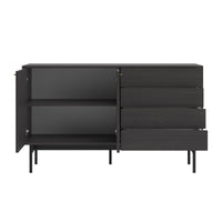 Komoda OLAR, uosio, 154 cm – detalus apdailos vaizdas