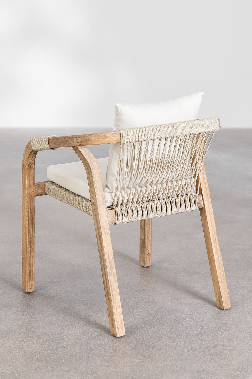 Galds un 10 krēslu komplekts TERIUNO 260x100 cm, akācijas koks