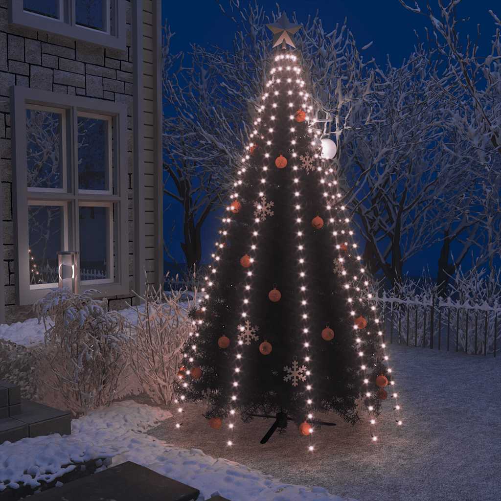 Kalėdinė girlianda eglutei - tinklas su 300 LED lempučių, 300cm - Namų Idėja