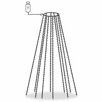 Kalėdinė girlianda eglutei - tinklas su 400 LED lempučių, 400cm - Namų Idėja