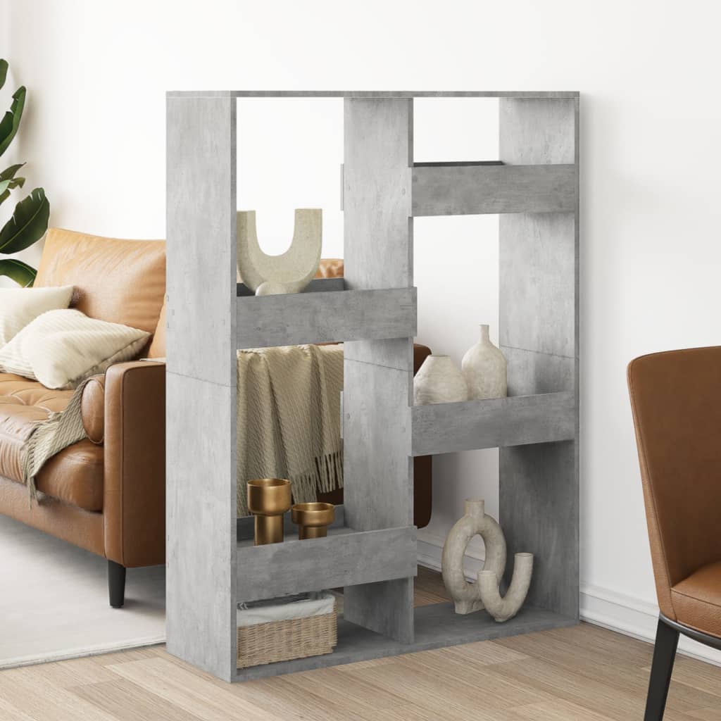 Kambario pertvara, betono, 100x33x135cm, apdirbta mediena - Namų Idėja