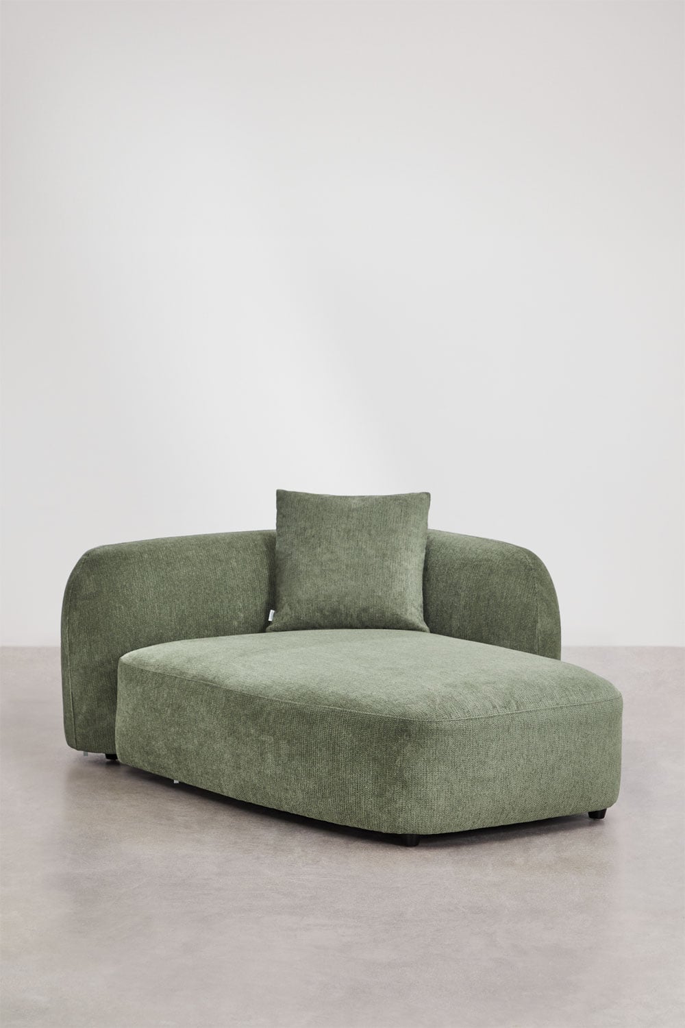 Kampinė, modulinė sofa LUCIA, dešinė, pilka