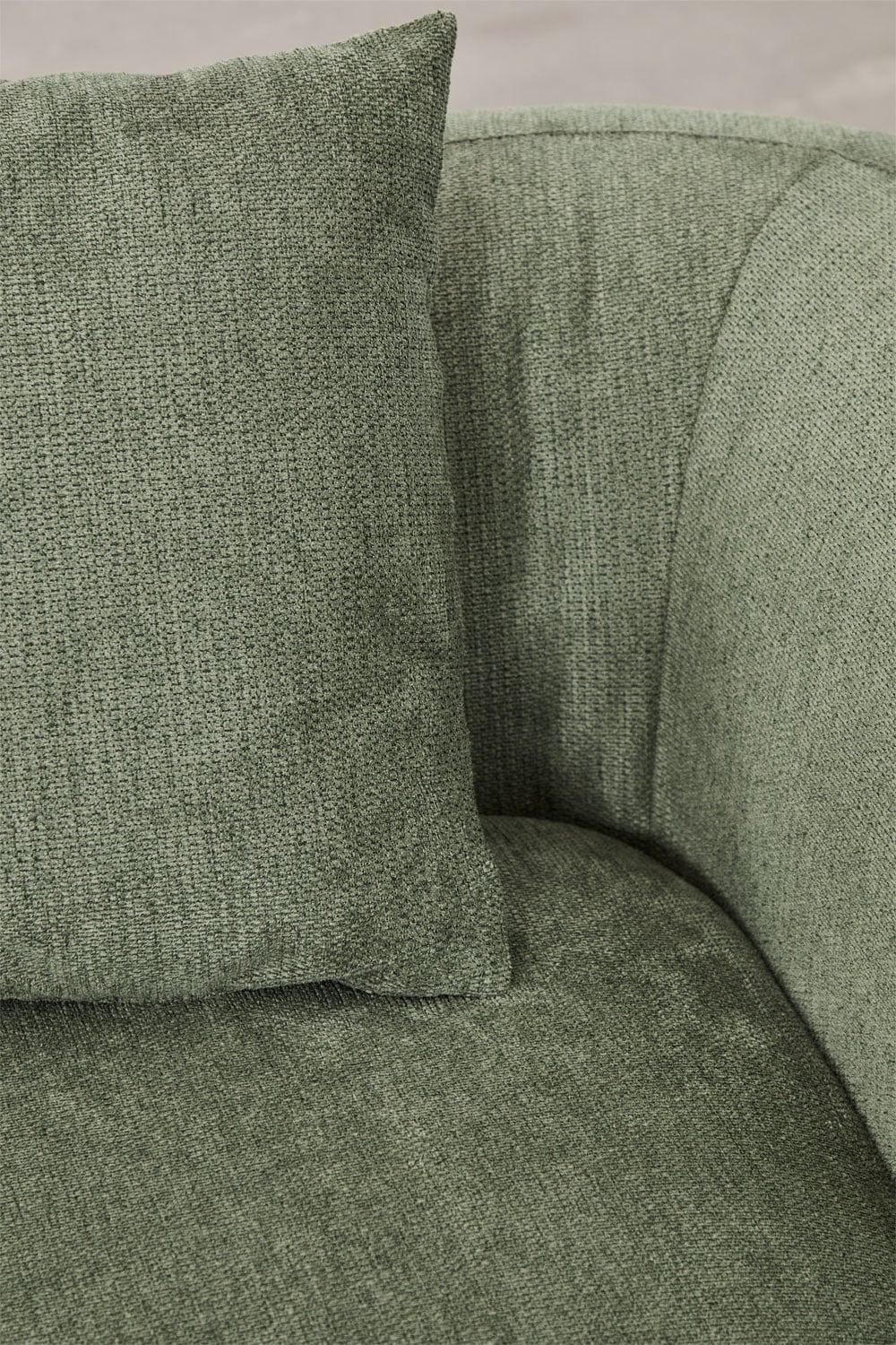 Kampinė, modulinė sofa LUCIA, dešinė, pilka