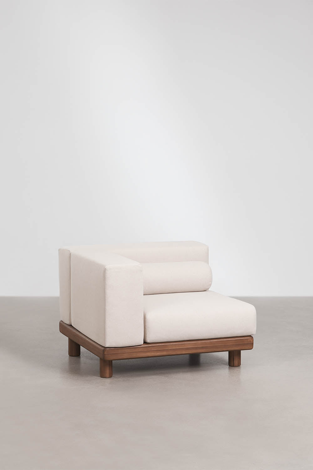Korko āra dīvāna stūra modulis, akācija