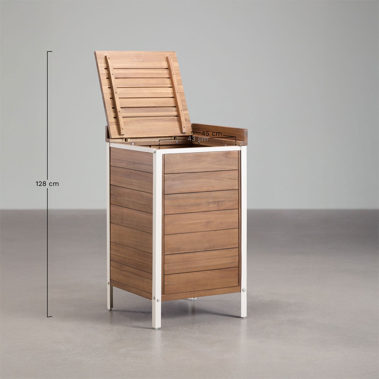 Corner module CULINARO, acacia wood
