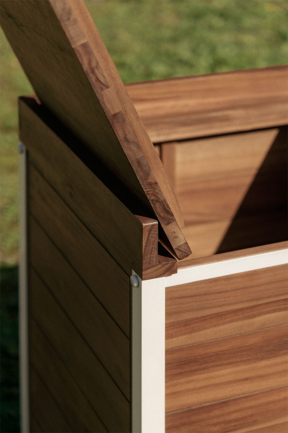Corner module CULINARO, acacia wood