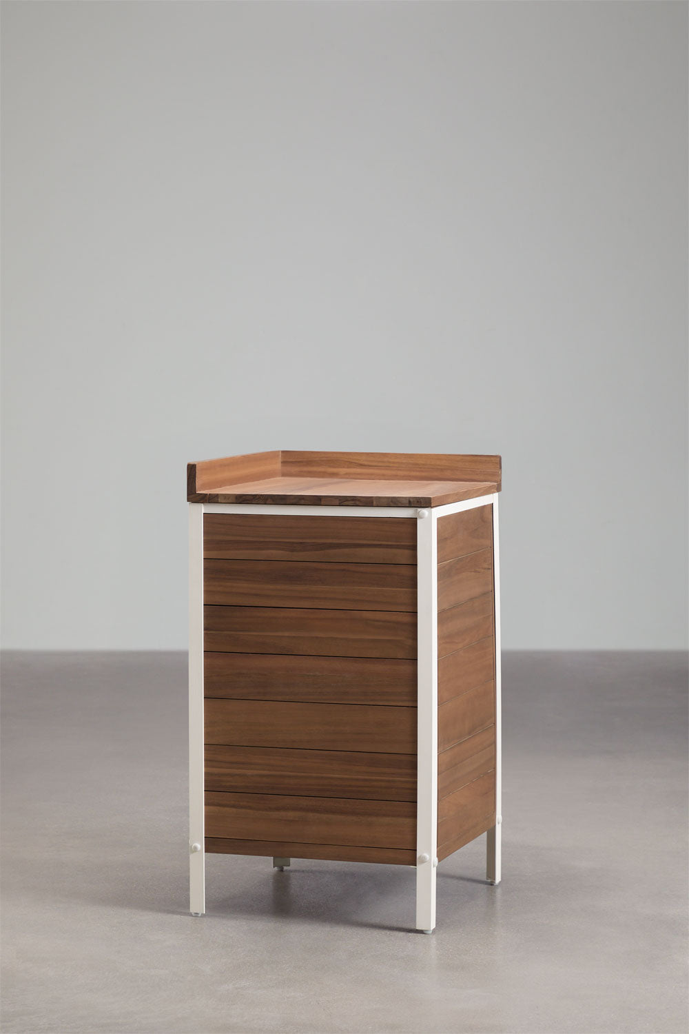 Corner module CULINARO, acacia wood