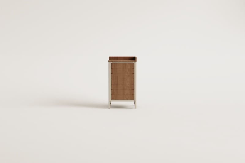 Corner module CULINARO, acacia wood