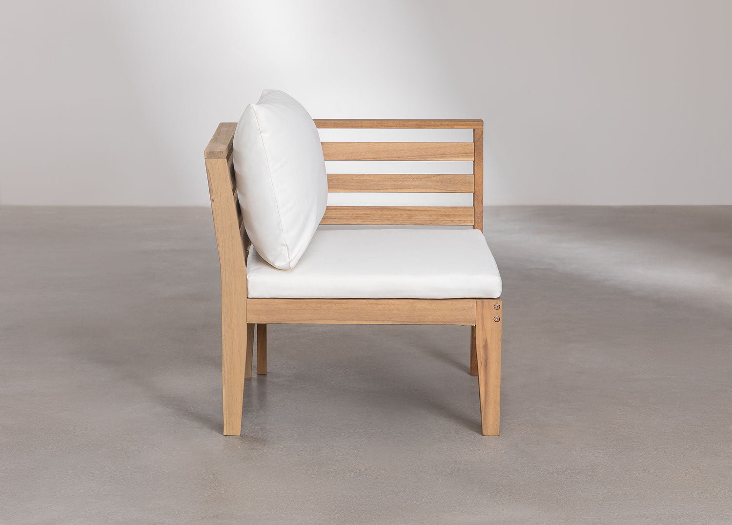 MODULO stūra dīvāna modulis, labais, balts