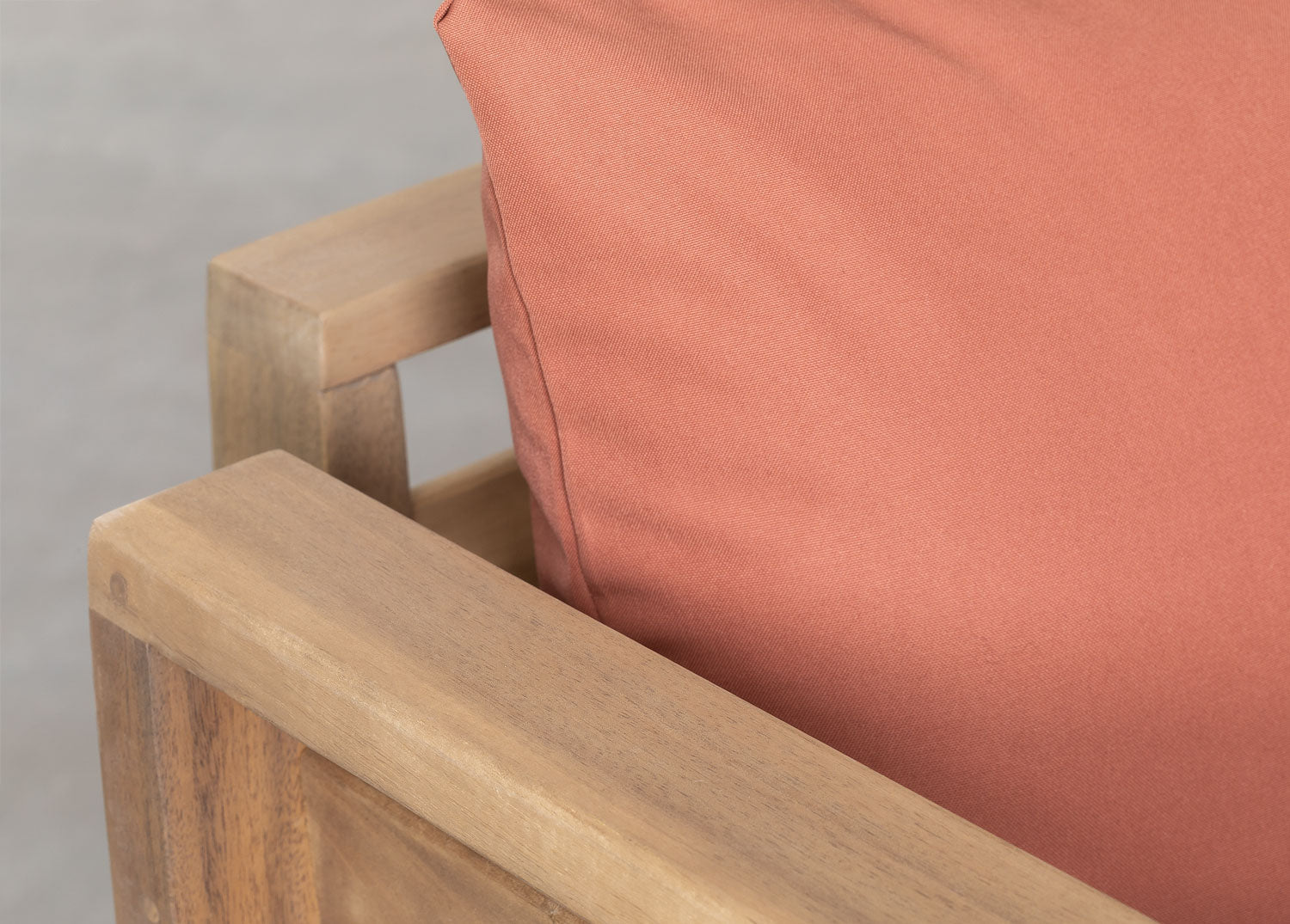 Corner sofa module MODULO, left-hand, terracotta