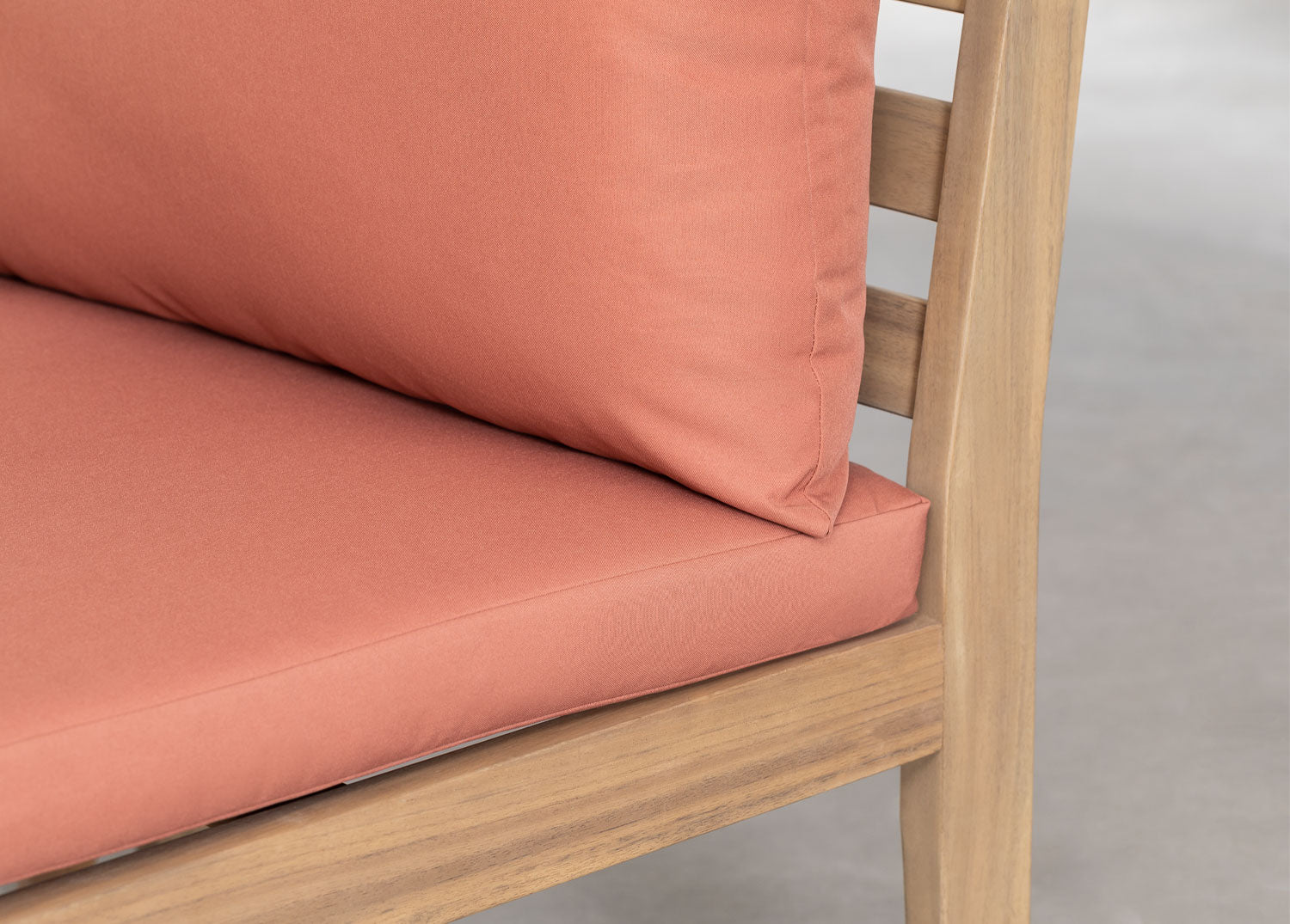 Corner sofa module MODULO, left-hand, terracotta