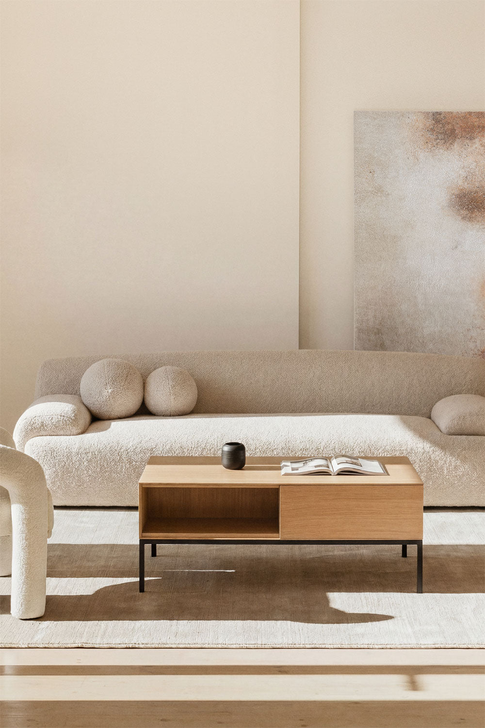 Kavos staliukas ANERA, 120×60 cm