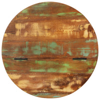 Kavos staliukas, juodas, 50x27cm, perdirbtos medienos masyvas - Namų Idėja