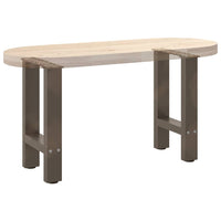 Kavos staliuko kojelės, 2 vnt., 28 x (42 - 43) cm, natūralus plienas - Namų Idėja