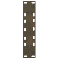 Kavos staliuko kojelės, 2 vnt., 28 x (42 - 43) cm, natūralus plienas - Namų Idėja