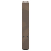 Kavos staliuko kojelės, 2 vnt., 28 x (42 - 43) cm, natūralus plienas - Namų Idėja
