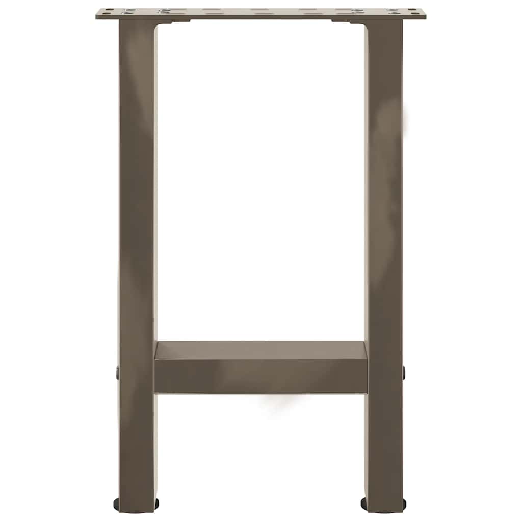 Kavos staliuko kojelės, 2 vnt., 28 x (42 - 43) cm, natūralus plienas - Namų Idėja