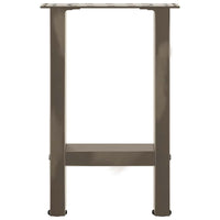 Kavos staliuko kojelės, 2 vnt., 28 x (42 - 43) cm, natūralus plienas - Namų Idėja