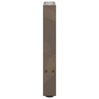 Kavos staliuko kojelės, 2 vnt., 38x(42 - 43) cm, natūralus plienas - Namų Idėja