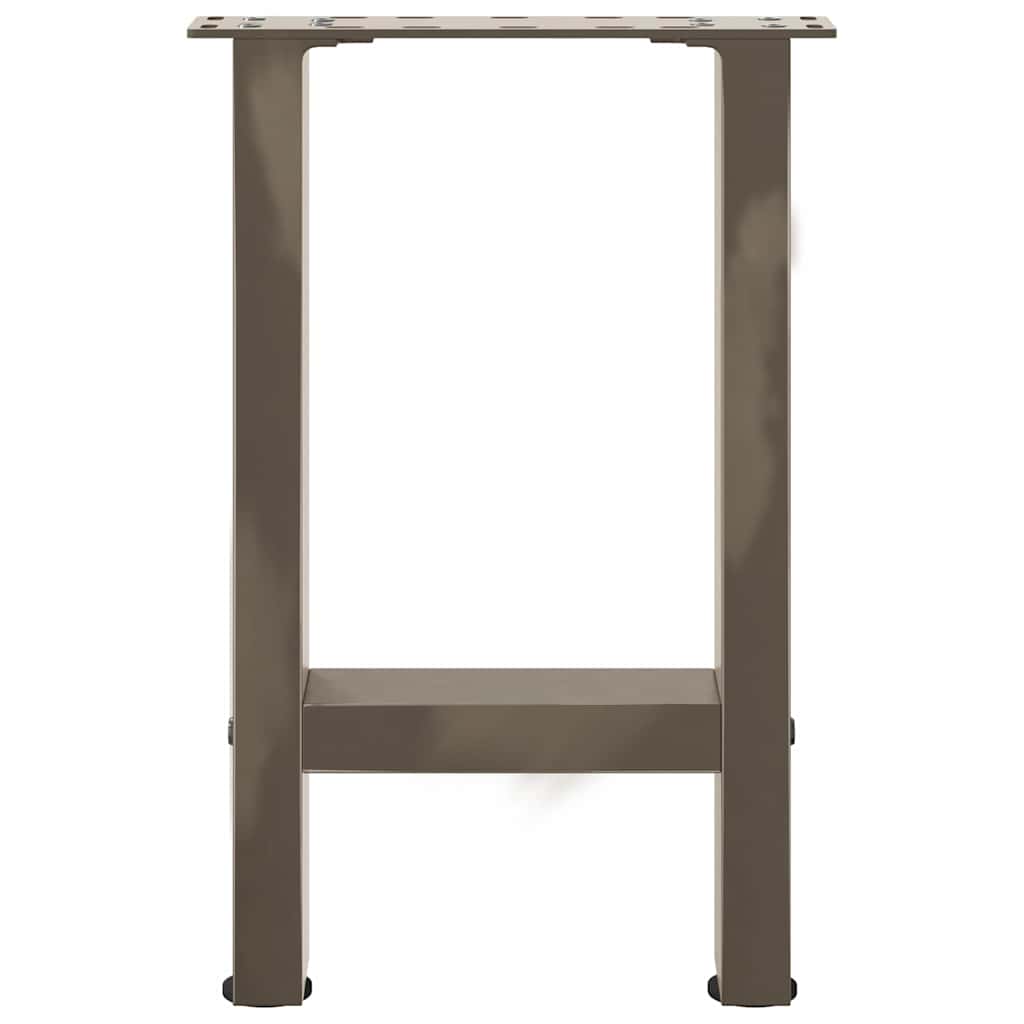 Kavos staliuko kojelės, 2 vnt., 38x(42 - 43) cm, natūralus plienas - Namų Idėja
