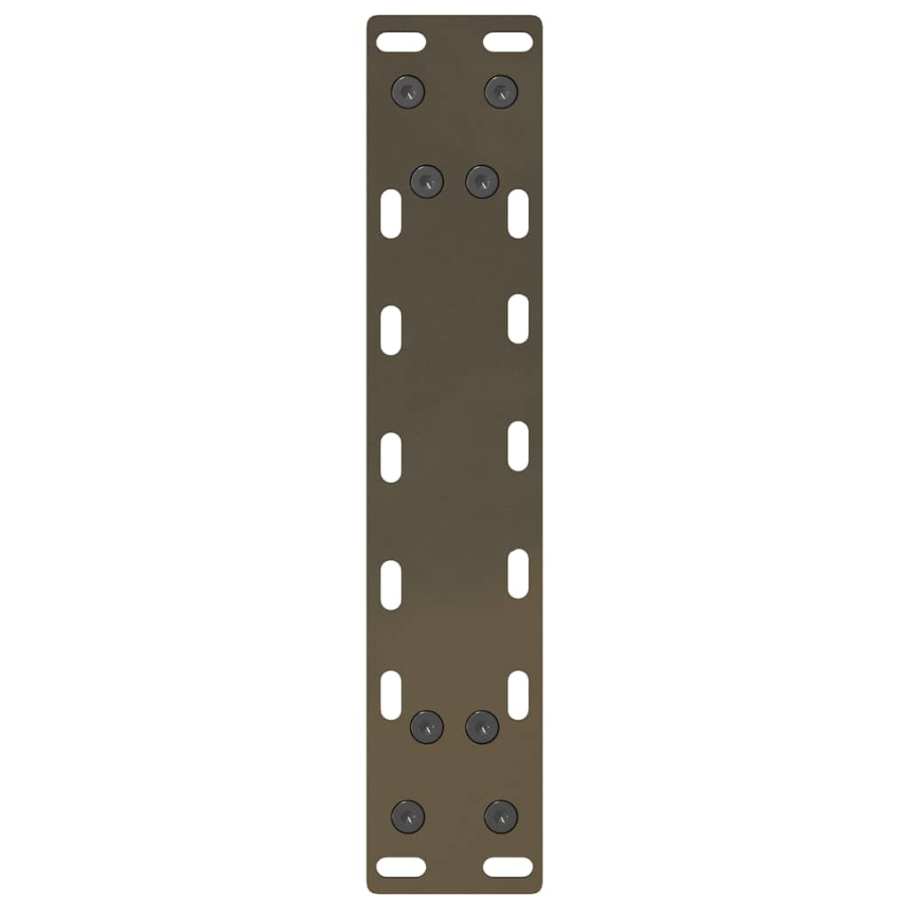 Kavos staliuko kojelės, 2 vnt., 40 x (30 - 31) cm, natūralus plienas - Namų Idėja