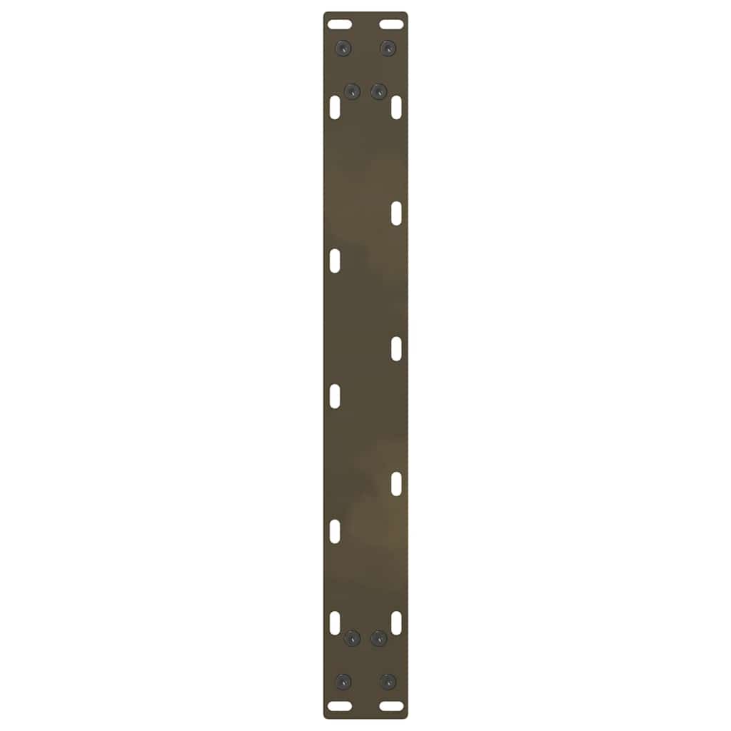 Kavos staliuko kojelės, 2 vnt., 50x(30 - 31) cm, natūralus plienas - Namų Idėja